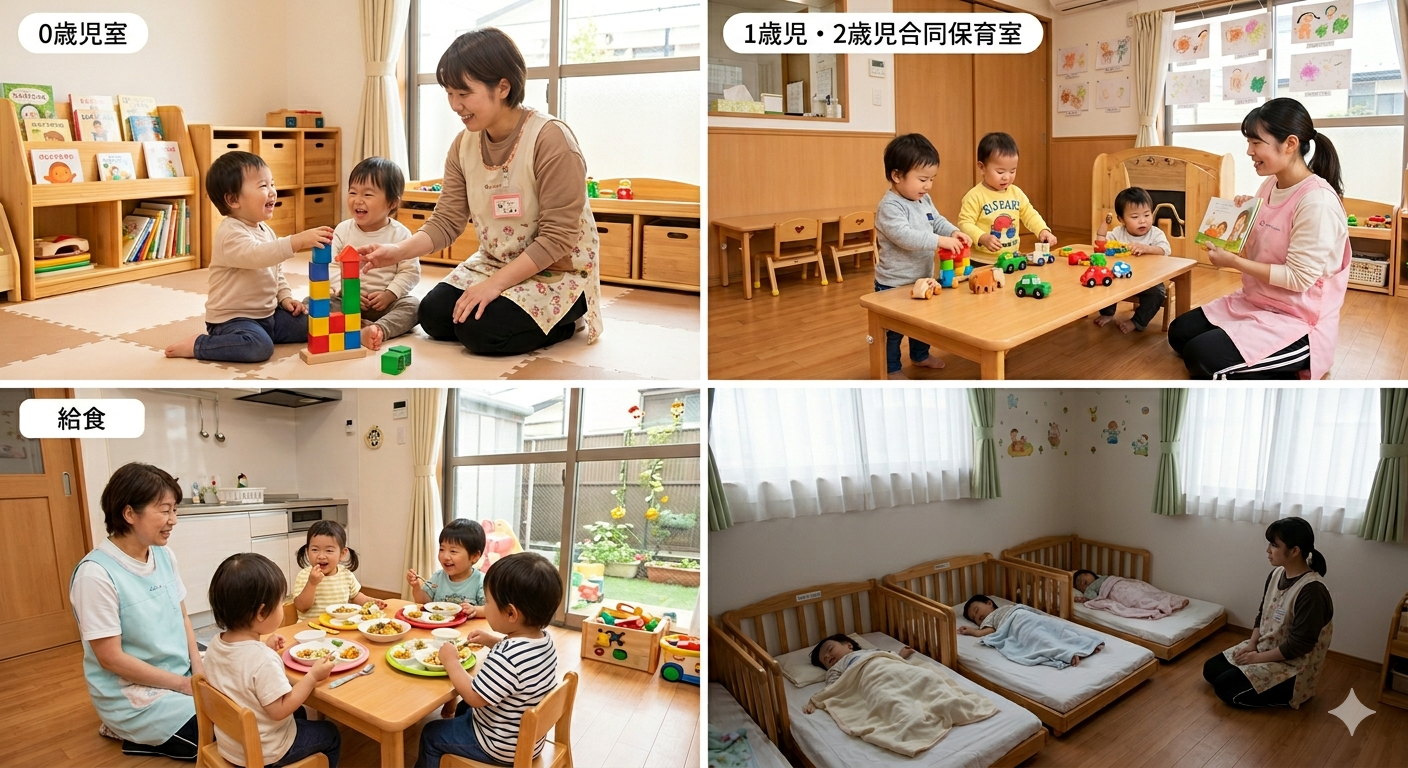 少人数保育の様子