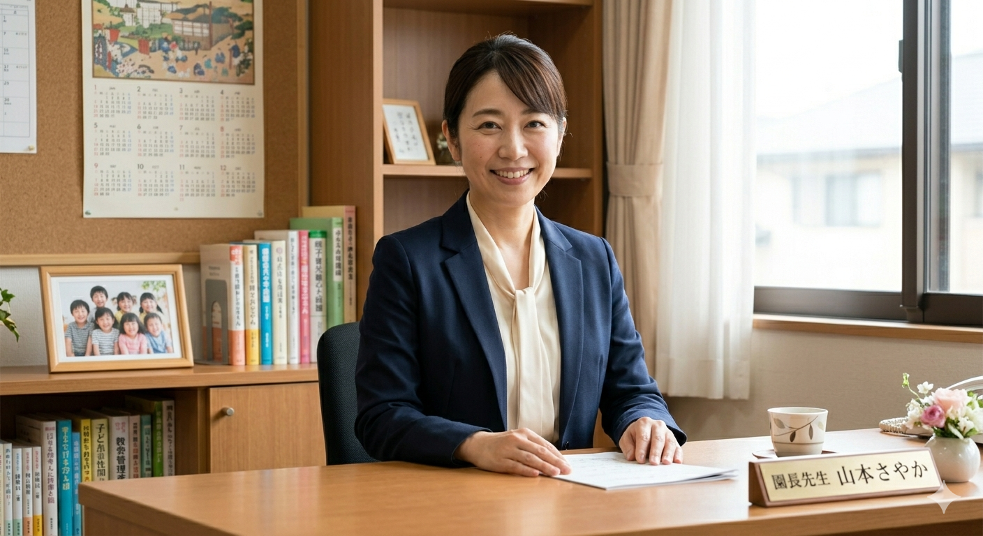 保育士と子どもの様子 